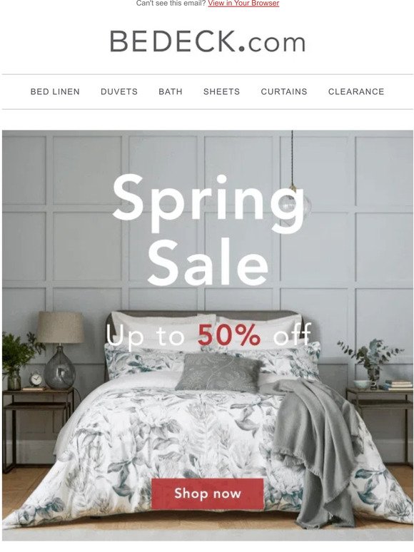 Up to 50% off - Spring Sale Has Landed!