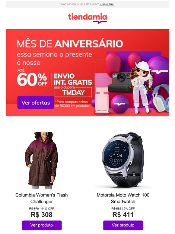Estes produtos tem Envio Grátis
