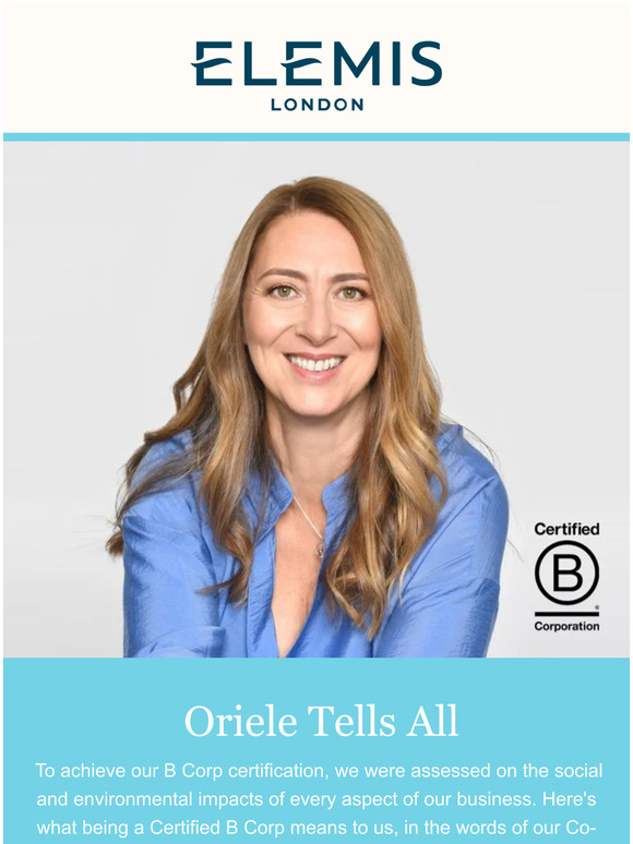 Elemis UK An Interview with our CoFounder Milled