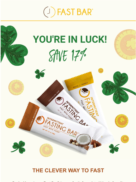 🍀 Save 17% during our LUCKY sale