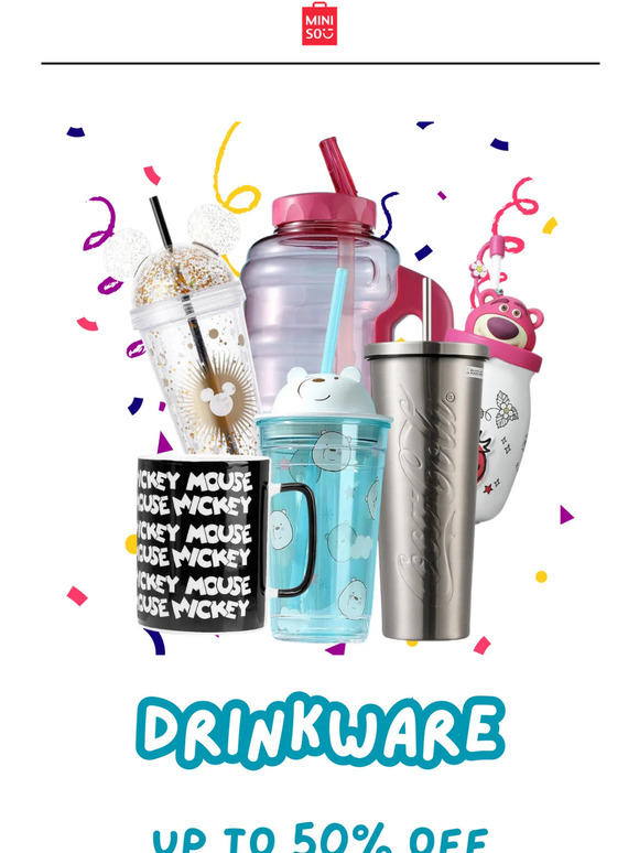 Drink in the Savings: Limited Time Offer on Our Drinkware Collection!