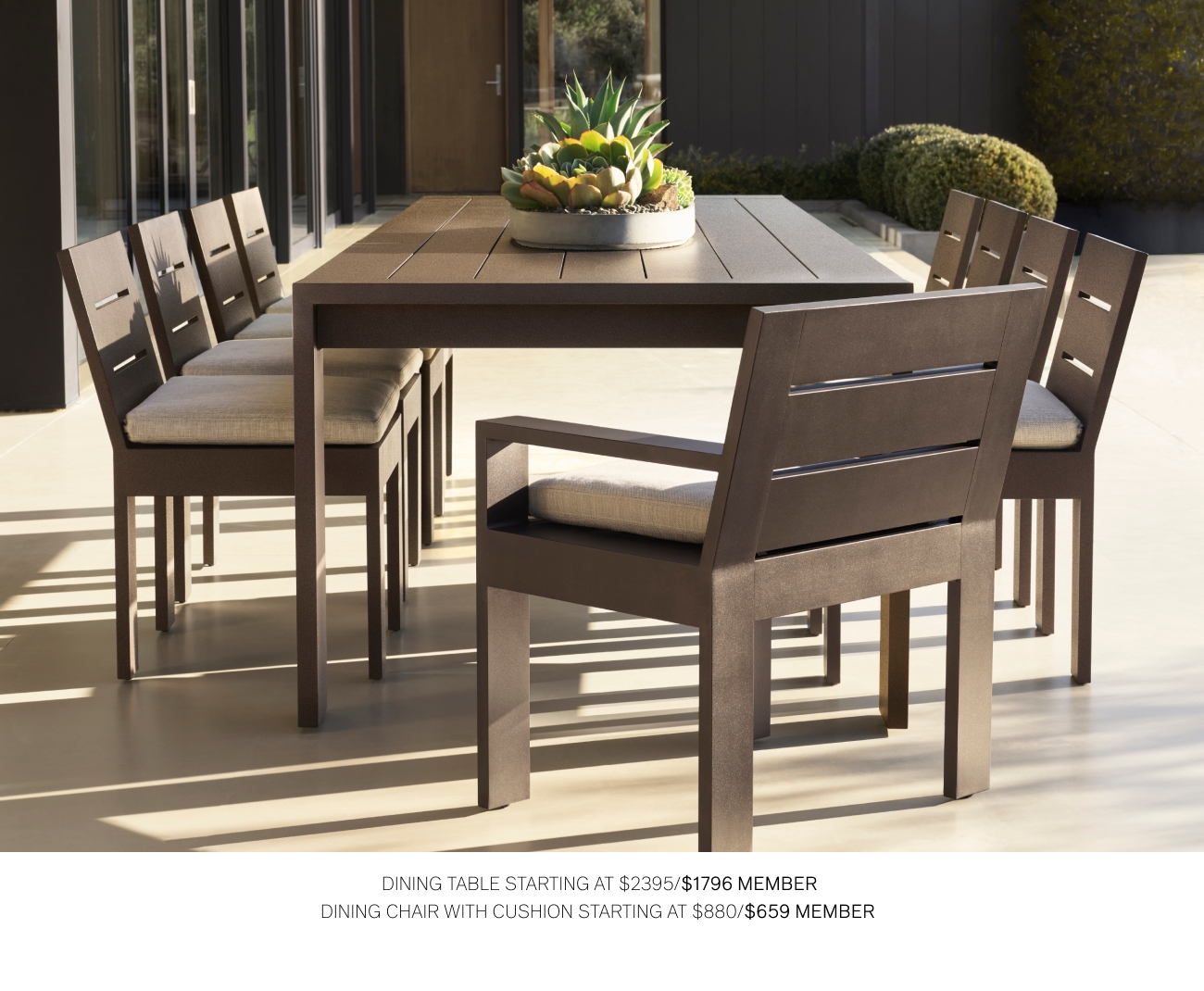 Restoration Hardware The Marbella Outdoor Collection. Modern & Modular