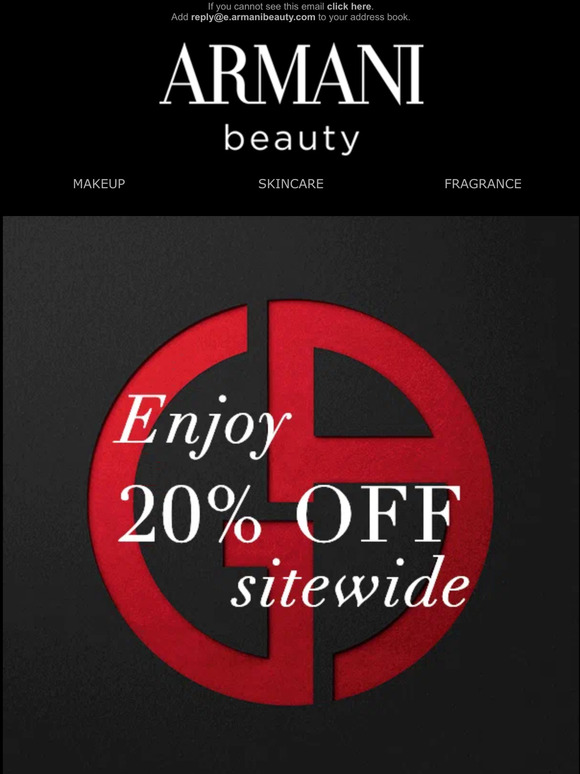—, your 20% offer ends today.​