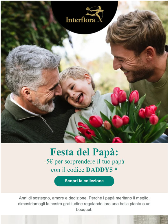 5€ per soprendere il tuo papà
