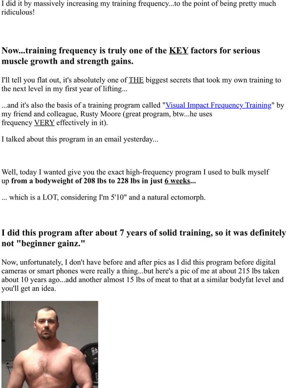 Program Fitstep Ptpk FitStep: How I gained 20 solid pounds in 6 weeks...(complete program ...