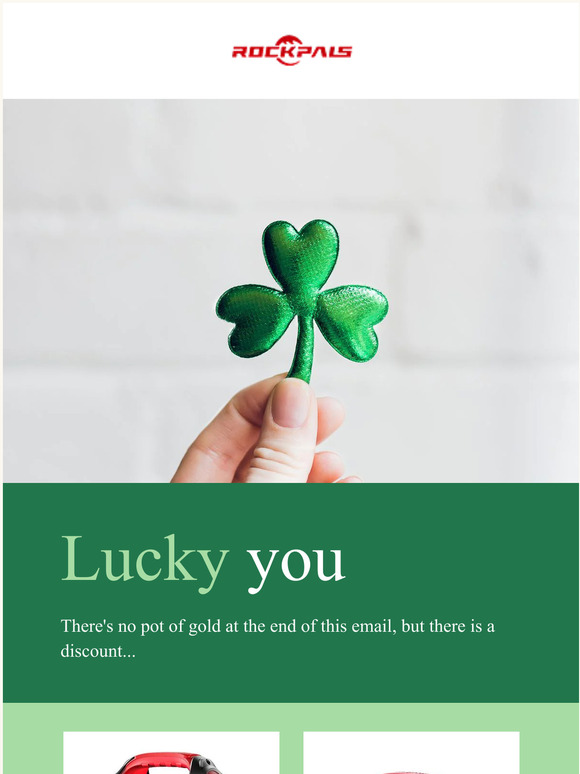 Get ready for St.Patrick’s Day--Lucky you! 🍀