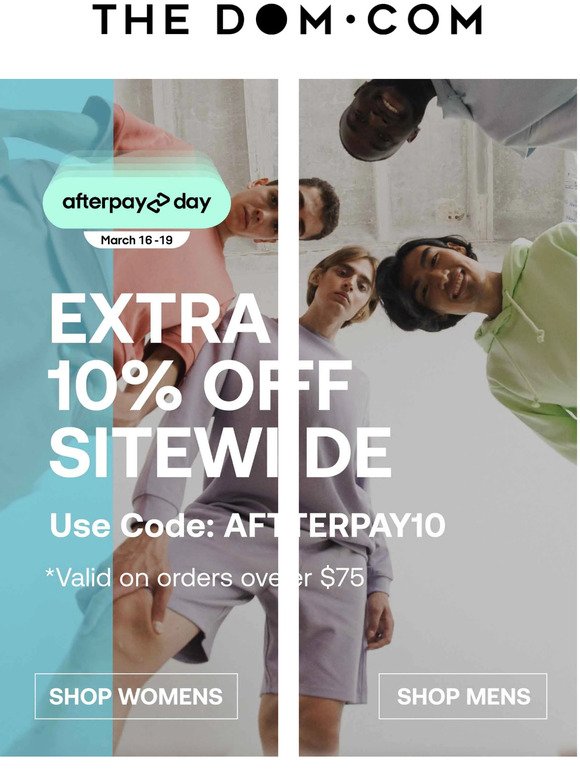 🚨 EXTRA 10% OFF SITEWIDE 🚨 Today Only