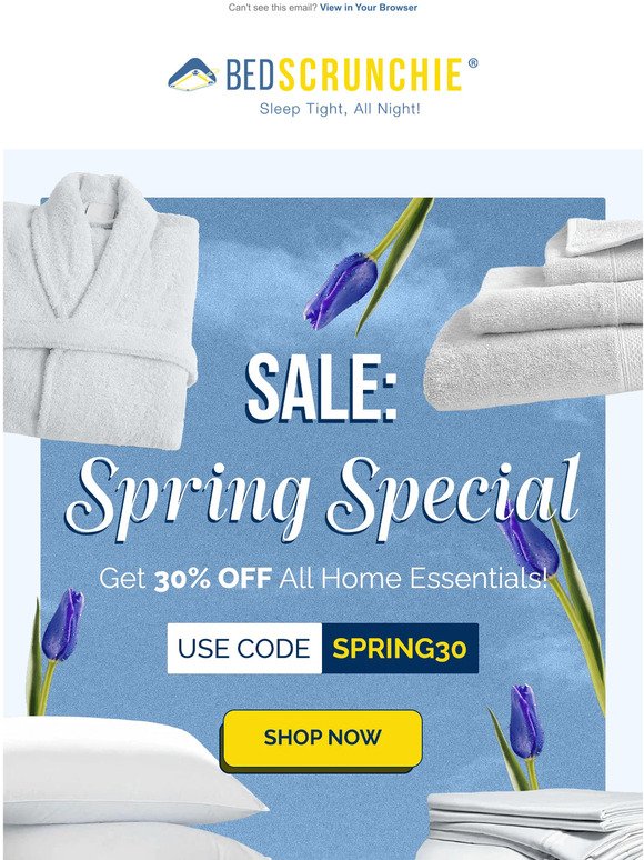 SALE: Spring Special, Get 30% OFF!