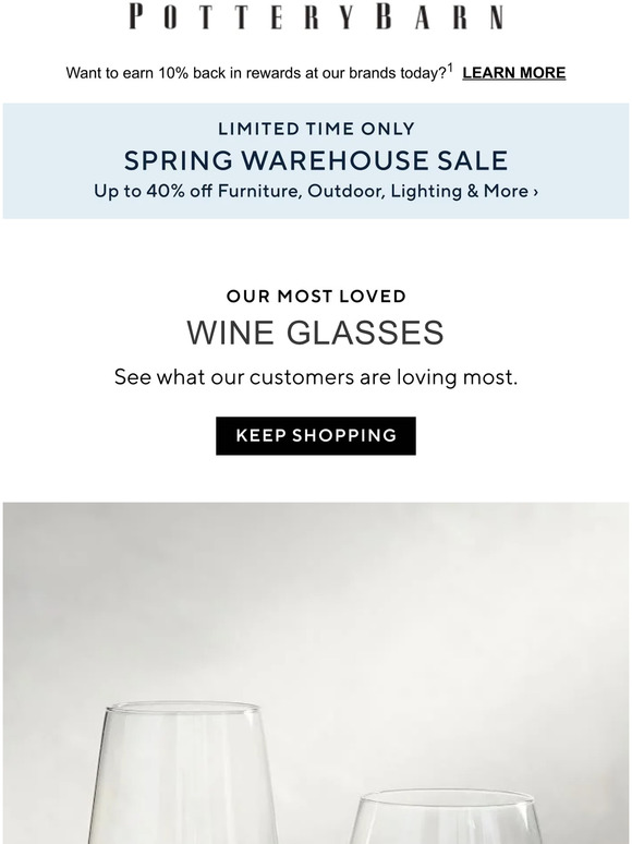 Our top wine glasses (Plus, up to 40% off for a limited time only.)