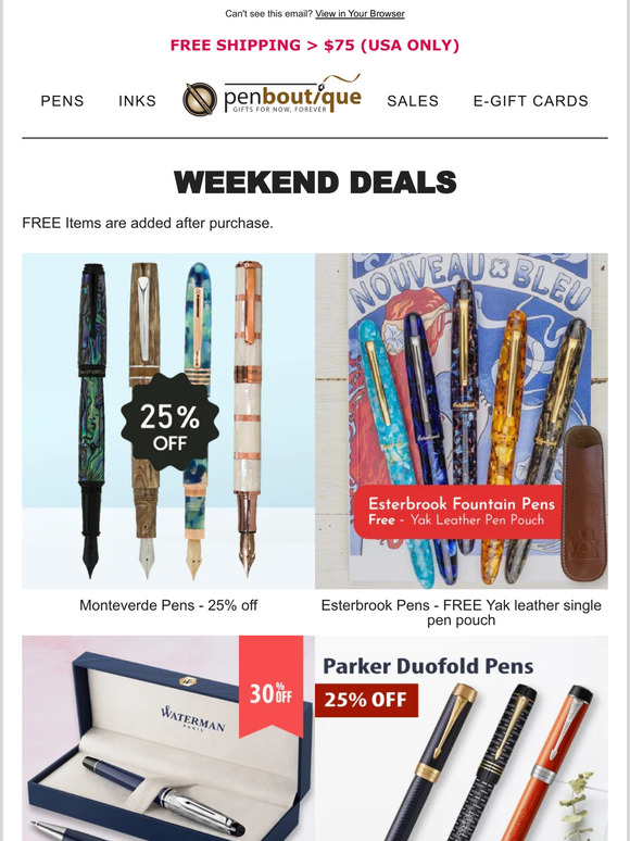 Weekend Only Special ! plus INK SALE!