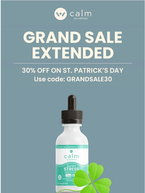 30% Off St. Patrick's Day 💚