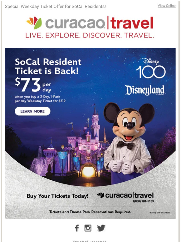 SoCal Residents, join the celebration at the Disneyland