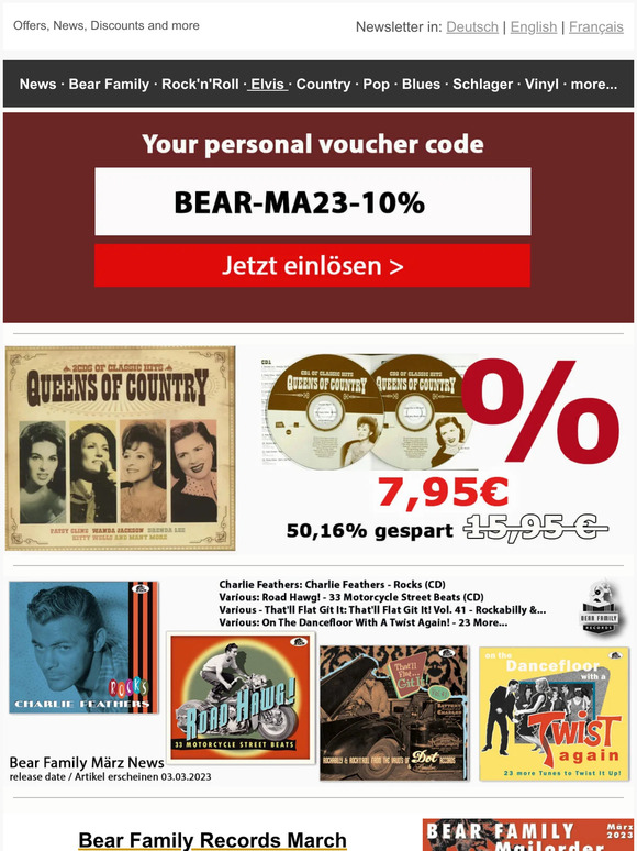 🐻 Your personal voucher code