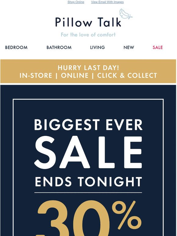 Final hours ⏰ Don’t miss our BIGGEST Ever Sale!