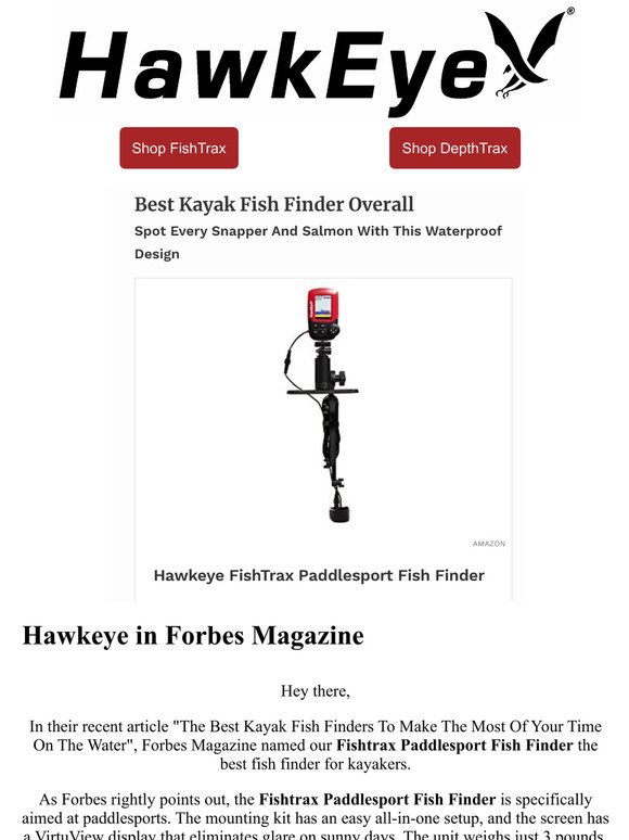 hawkeyeelectronics: FishPod® 5X BlueTooth Fish Finder