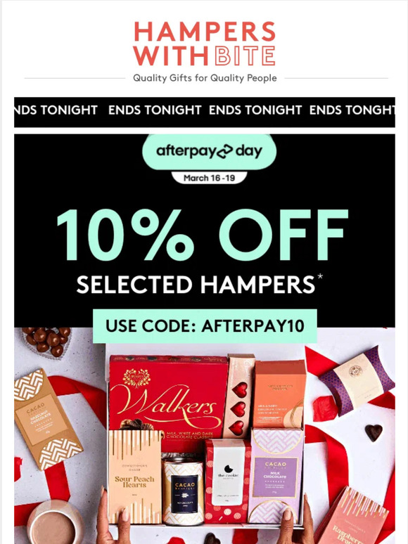 Afterpay Day SALE ENDS TONIGHT! 😢