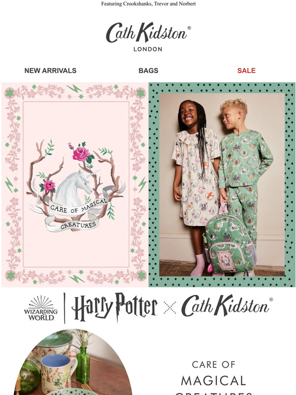 Cath Kidston (UK) Introducing our Harry Potter Magical Creatures print Milled