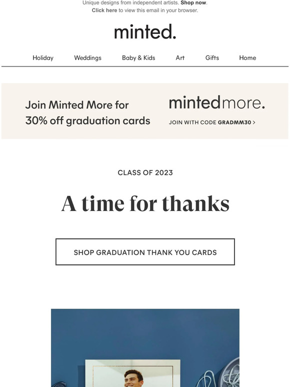 Minted Preparing for graduation? Milled