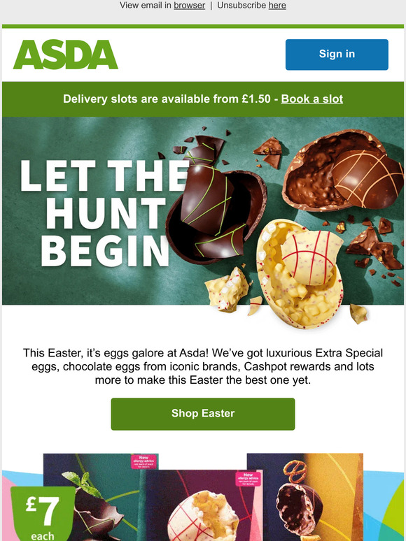 Asda Take a peek load up your Easter basket thanks to Asda