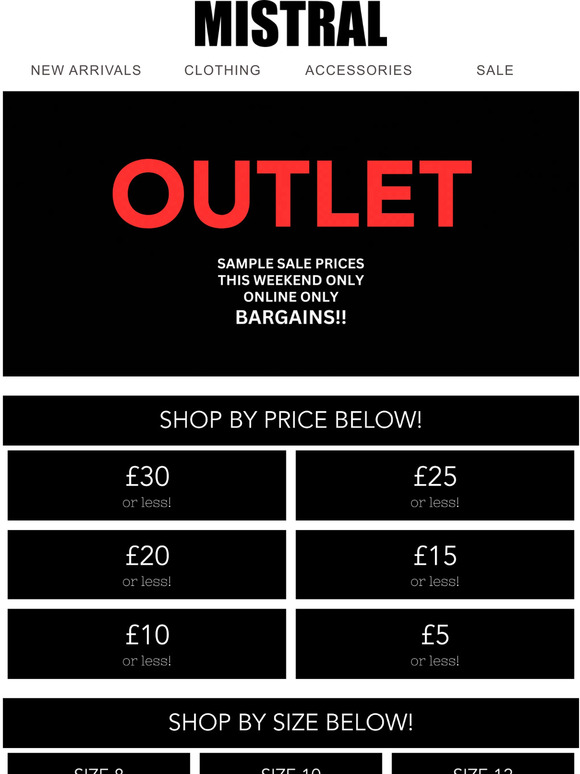 Flash Sale⚡ - Sample Sale Prices❗