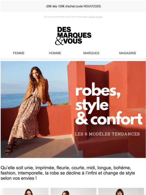 Les 6 robes tendances du printemps...