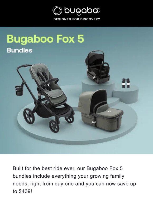 Bugaboo Fox 5 bundles are here