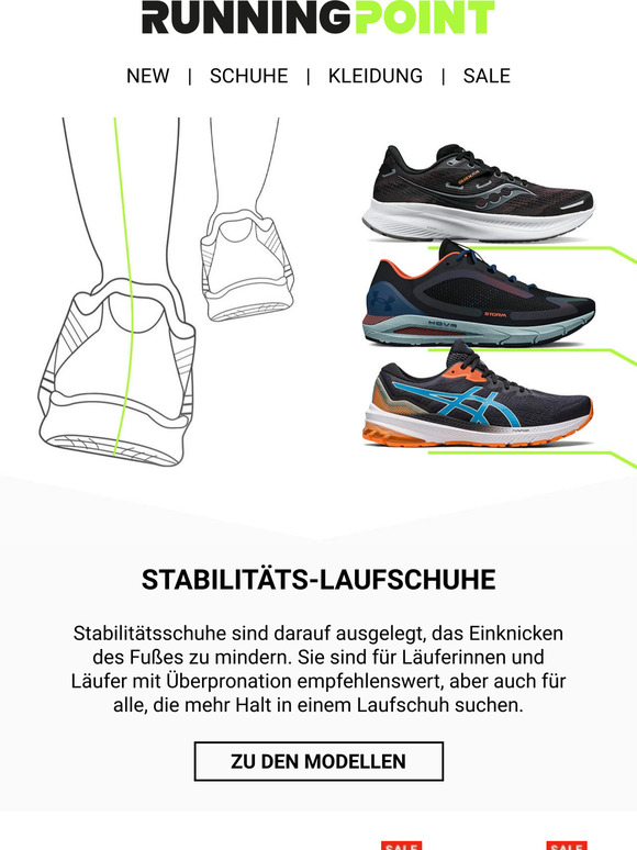 Die besten Schuhe für Läufer mit Überpronation