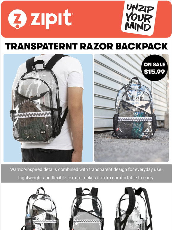 ZIPIT Razor Backpack 