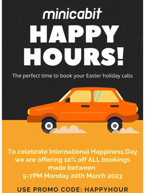 Happy Hour is coming...