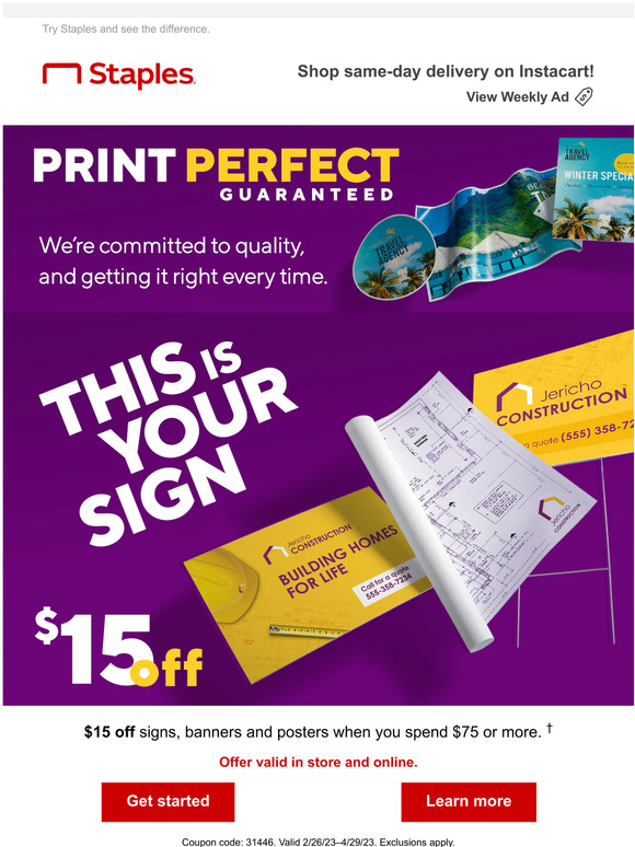 Staples Create perfect prints and score 15 off 🤩 Milled