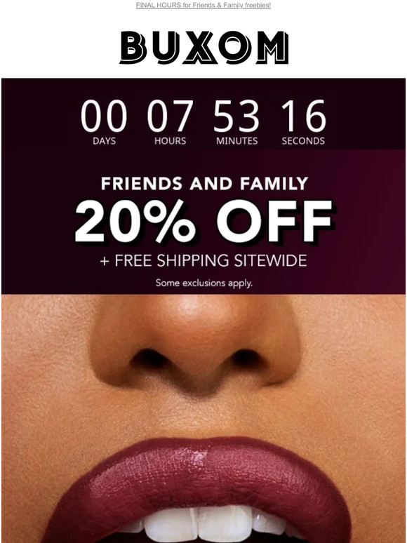 BUXOM Cosmetics Email Newsletters Shop Sales, Discounts, and Coupon Codes