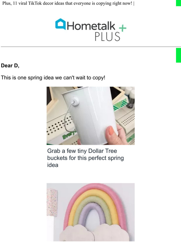 Dollar Tree buckets—who knew, right?! Milled