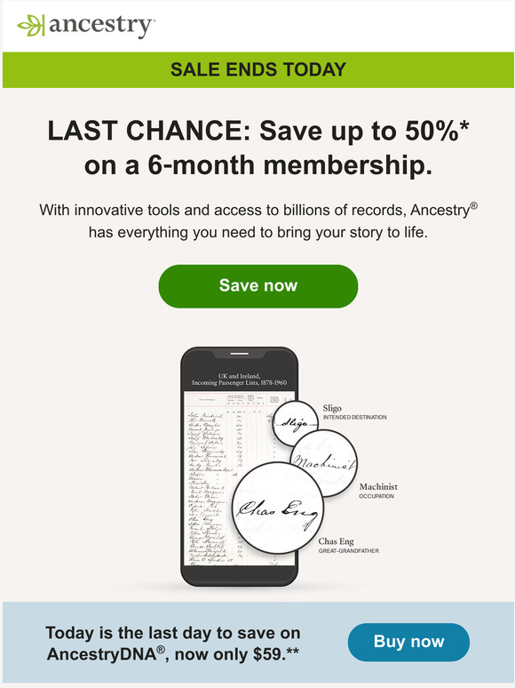ENDS TODAY: Up to 50% OFF memberships!
