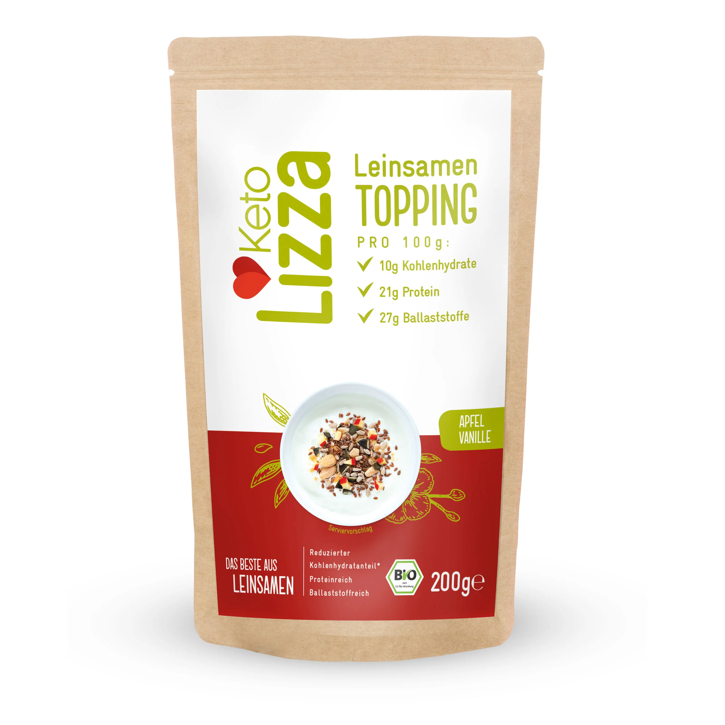 Image of Leinsamen Topping - Apfel-Vanille