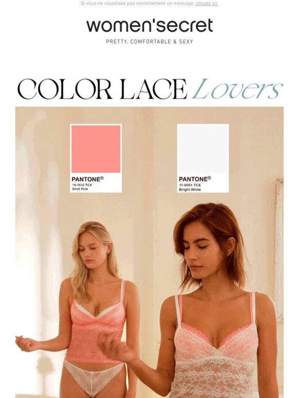 Color Lace Lovers… 🆕  Jusqu’à -30 % sur TOUT
