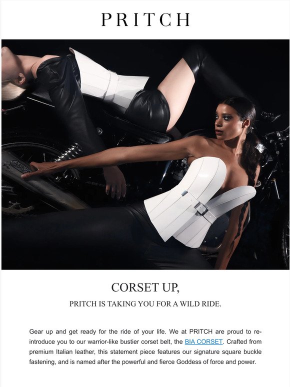 PRITCH London: One corset belt: 30 styles