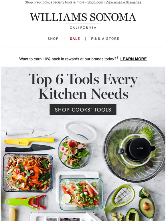 Top 6 tools for your kitchen
