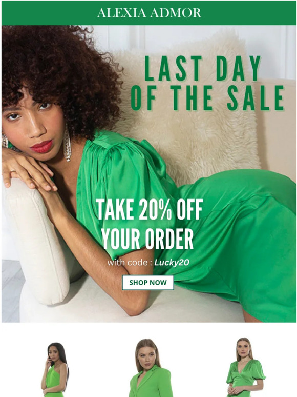 LAST DAY OF THE SALE🍀