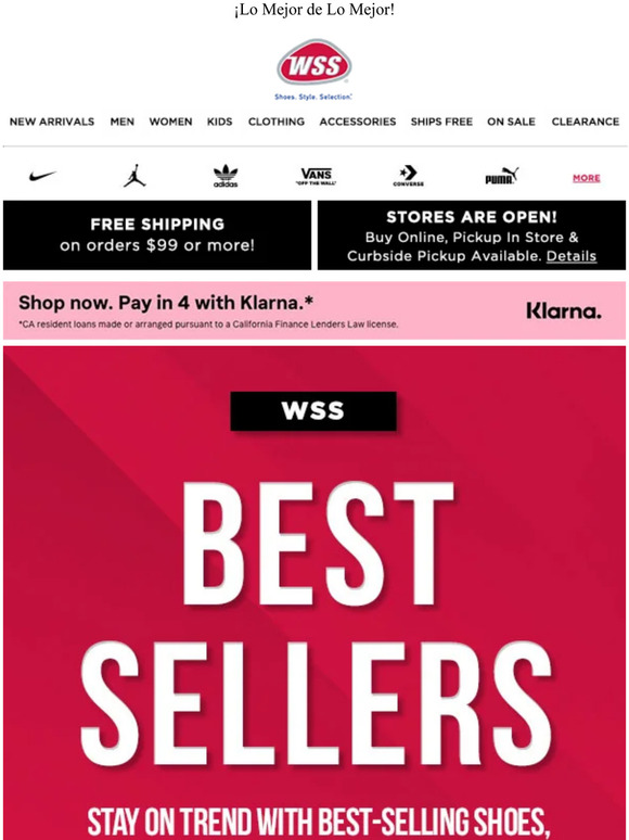 Shop WSS SHOES! BEST OF THE BEST! Milled