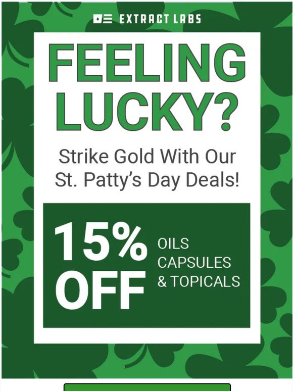 Last Chance For Lucky Savings!🍀