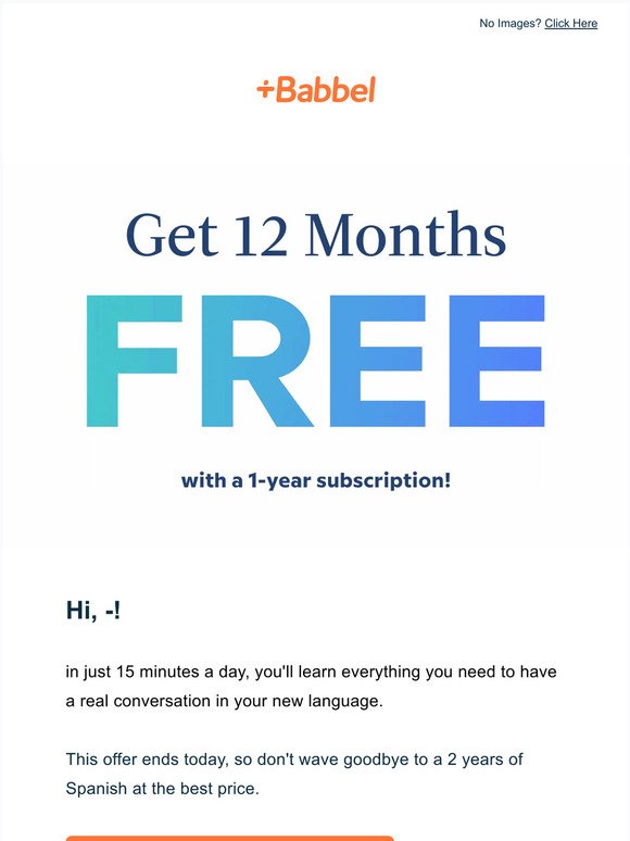 ⚡TODAY ONLY⚡ 12 months free