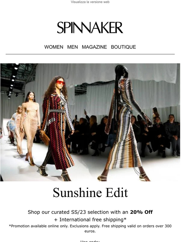 Sunshine edit: Shop the Women's SS/23 selection.