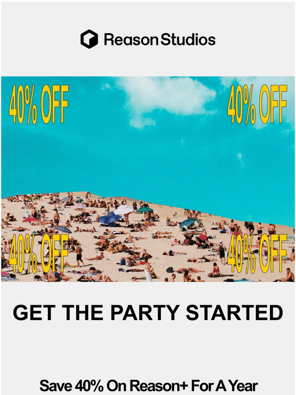 🍹 Get 40% Off Reason+ For Spring Break