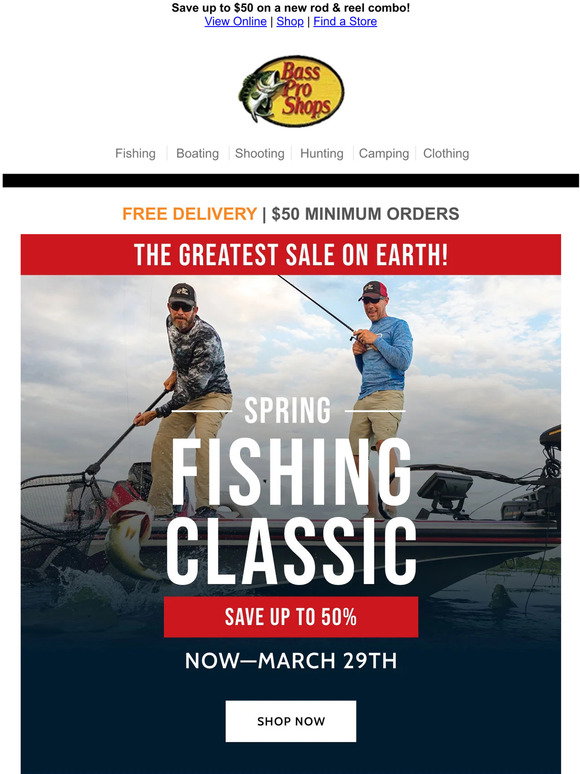 Bass Pro Shops Cast Into Spring With A New Rod & Reel Combo Milled
