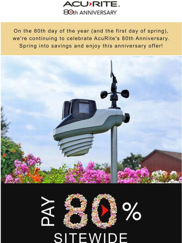 It's the 80th day of the year and the first day of spring