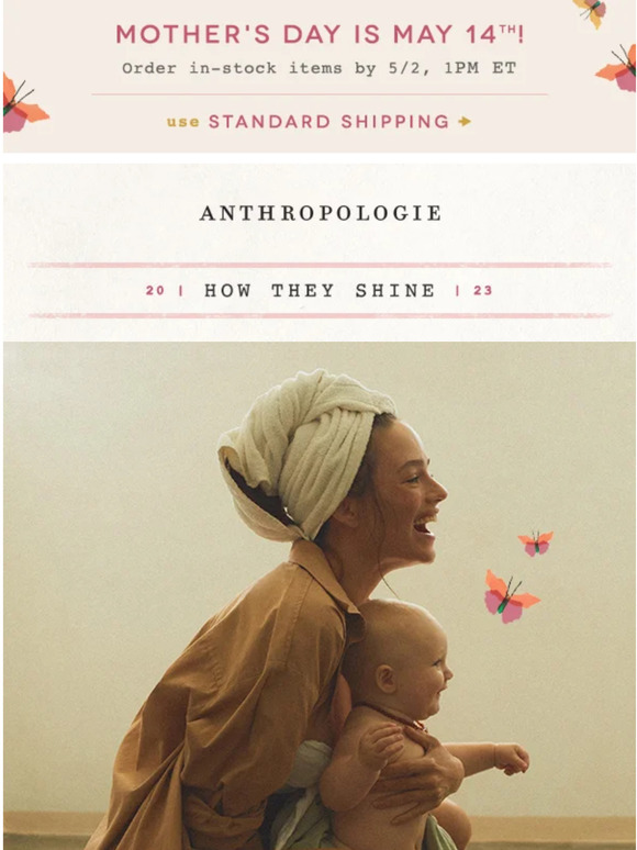 Anthropologie How They Shine A Celebration of Everyone Who Moms Milled