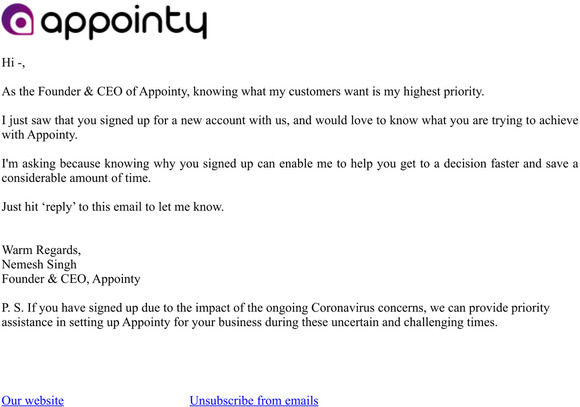 Welcome to Appointy!