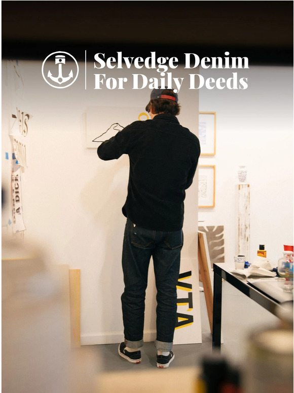 Iron and Resin Limited Edition Selvedge Denim Jeans. Milled