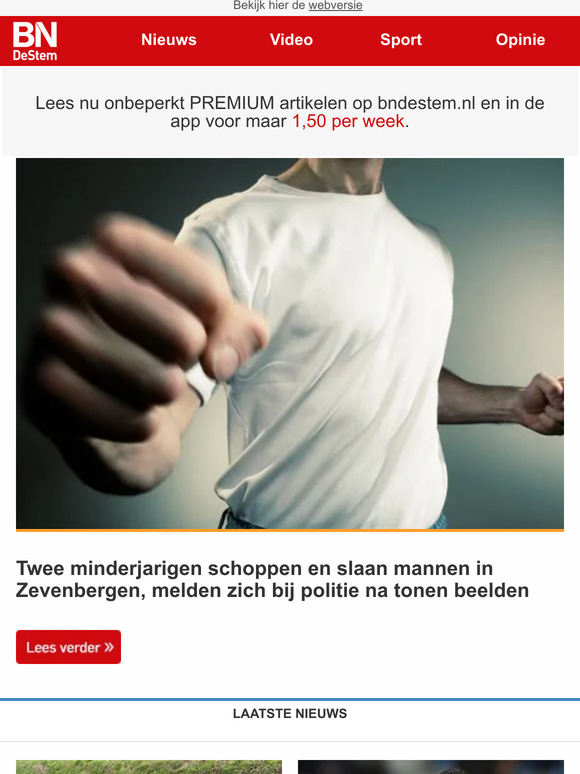 Twee minderjarigen schoppen en slaan mannen in Zevenbergen