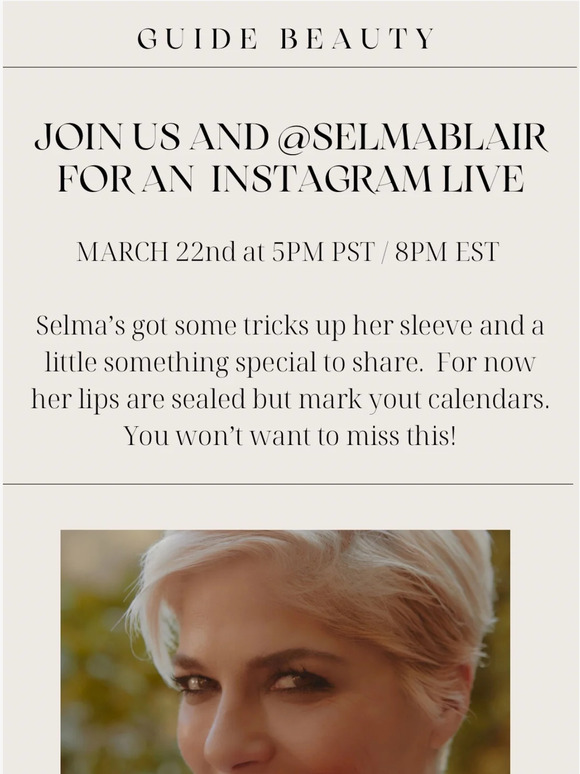 IG Live with Selma Blair